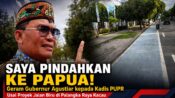 Cat Jalan Biru Memudar, Gubernur Kalteng Ancam Mutasi Kadis PUPR ke Papua