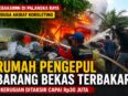 Rumah Pengepul di Palangka Raya Terbakar, Korsleting Diduga Picu Api