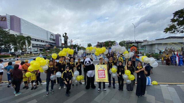 Car Free Day Palangka Raya, MR.D.I.Y. Kenalkan Promo Harga Tetap Sama