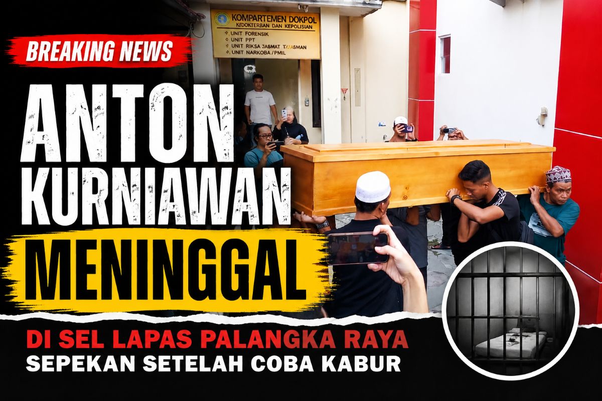 Kronologi Anton Kurniawan Meninggal di Sel Isolasi Lapas Palangka Raya