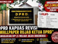 RUP Wallpaper Rujab Ketua DPRD Kapuas Rp1,5 Miliar Direvisi?