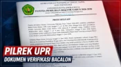 Dokumen press release Panitia Pemilihan Rektor UPR 2026–2030 terkait hasil verifikasi bakal calon rektor.