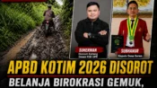 APBD Kotim Disorot, Belanja Birokrasi Gemuk Jalan Rusak Menganga