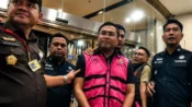 Foto Sony Sonjaya sedang menjalani proses hukum terkait kasus MBG di Jakarta.