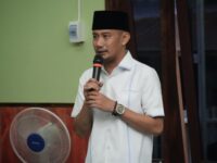 Foto Fairid Naparin sedang memberikan keterangan terkait Program KHBS di Palangka Raya.