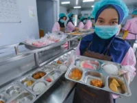 Foto ilustrasi distribusi MBG di sekolah yang dihentikan sementara selama masa libur sekolah tahun ajaran 2026.