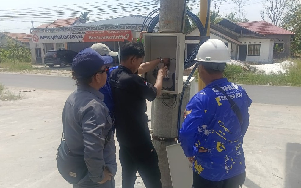PJU Bermasalah, Dishub Palangka Raya Intensifkan Perbaikan