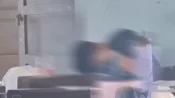 Foto tangkapan layar video 10 detik yang melibatkan siswa SMA di Sampit diduga berciuman di ruang kelas viral di media sosial.
