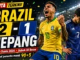Gambar Ilustrasi Hasil Pertandingan Brazil vs Jepang Babak 32 Besar.
