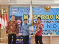 Foto pelaksanaan MUSPROV III APINDO Kalbar yang menetapkan Edi Suhita sebagai ketua periode 2026–2031.