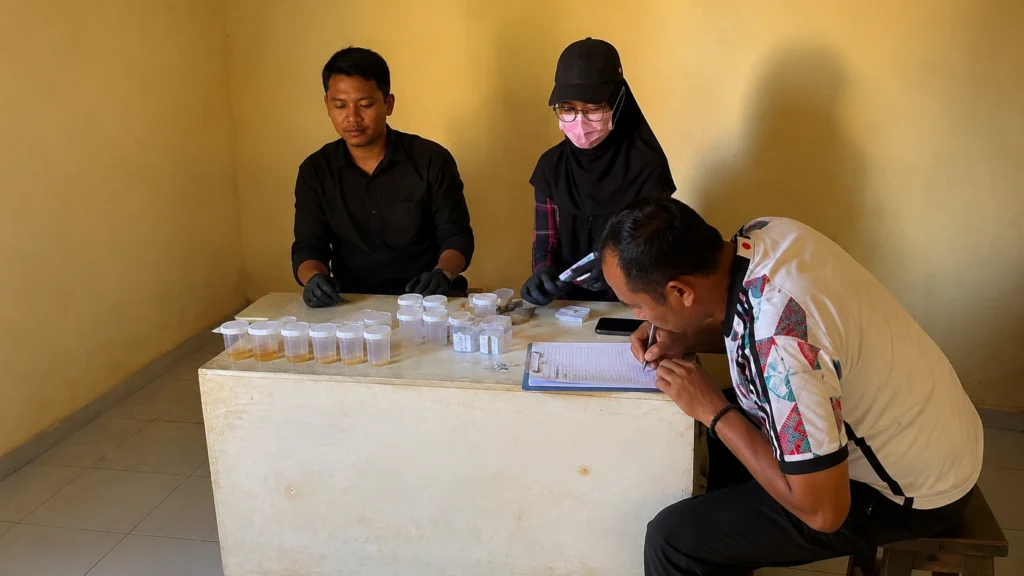 BNNK dan PT AJP Sidak Narkoba di Perkebunan Kobar