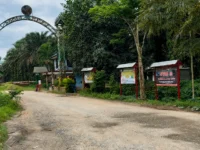 Foto Pos pintu masuk ke PT BJAP yang disita oleh Satgas PKH di Seruyan.