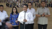 Foto Mentan Amran Sulaiman menghadap Presiden Prabowo bahas harga TBS Sawit.