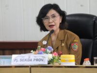 Pj Sekda Kalteng Linae Victoria Aden memberikan keterangan terkait evaluasi kebijakan WFH ASN Pemprov Kalteng setiap Jumat.