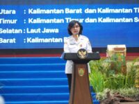 Pj Sekda Kalteng Linae Victoria Aden memberikan keterangan terkait perkembangan rencana penyatuan sejumlah OPD di lingkungan Pemprov Kalteng.