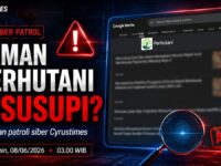 Tangkapan layar laman Perhutani di Google Berita menampilkan diduga konten judol.
