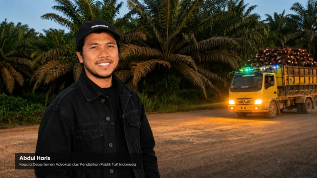 Foto kawasan lahan sawit eks PT BJAP di Seruyan Tengah yang menjadi sorotan terkait Satgas PKH, Agrinas, AJP, dan agunan bank.