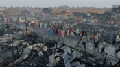 Kebakaran Kampung Ponton berdampak pada 38 rumah, satu barak, satu madrasah, serta 144 jiwa.