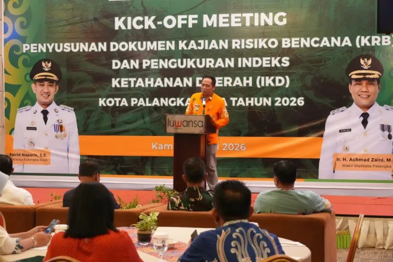 Palangka Raya Susun Kajian Risiko Bencana