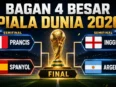 Bagan 4 besar Piala Dunia 2026 lengkap, Prancis menghadapi Spanyol dan Inggris melawan Argentina di semifinal.
