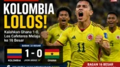 Kolombia mengalahkan Ghana 1-0 pada babak 32 besar Piala Dunia 2026 dan lolos ke babak 16 besar.