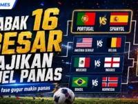 Jadwal dan analisis babak 16 besar Piala Dunia 2026.