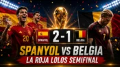 Hasil Spanyol vs Belgia 2-1, La Roja lolos ke semifinal Piala Dunia 2026 melawan Prancis.