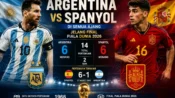 Head to Head Argentina vs Spanyol jelang Final Piala Dunia 2026