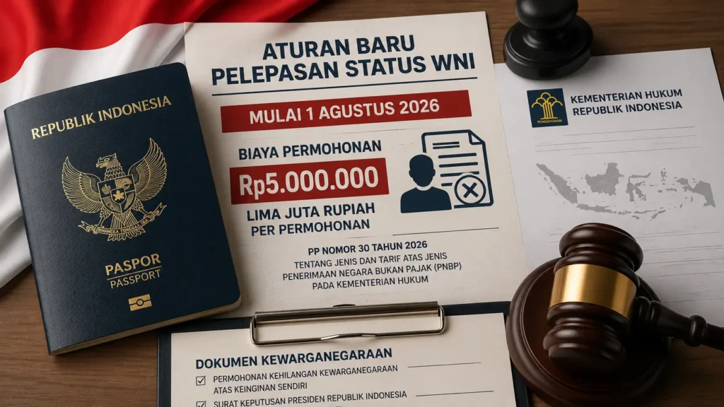 Mau Lepas Status WNI Siapkan Biaya Rp5 Juta