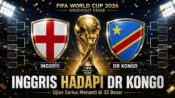 Inggris Hadapi DR Kongo, Ujian Serius Menanti di 32 Besar
