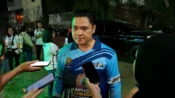 Kepala Disdik Kalteng Muhammad Reza Prabowo memberikan motivasi kepada atlet pelajar yang akan berlaga pada O2SN tingkat nasional.