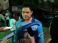 Kepala Disdik Kalteng Muhammad Reza Prabowo memberikan motivasi kepada atlet pelajar yang akan berlaga pada O2SN tingkat nasional.