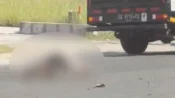 Korban kecelakaan di Jalan RTA Milono Km 6 Palangka Raya pada Minggu 12 Juli 2026