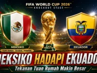 Meksiko Hadapi Ekuador, Tekanan Tuan Rumah Makin Besar
