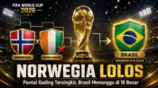 Norwegia Singkirkan Pantai Gading, Brasil Menunggu di 16 Besar Piala Dunia 2026