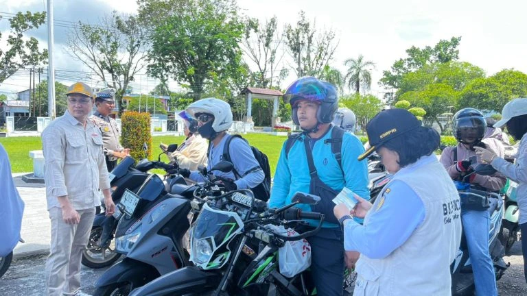 Razia Pajak Kendaraan Ungkap Tunggakan Rp135 Juta di Palangka Raya