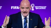 Ilustrasi Piala Dunia 2030 dengan wacana format 64 tim yang sedang dibahas FIFA.