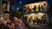 Rumah kos di Dusun Bantongan Situbondo yang dikeluhkan warga karena aktivitas bising hingga larut malam