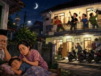Rumah kos di Dusun Bantongan Situbondo yang dikeluhkan warga karena aktivitas bising hingga larut malam