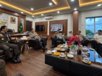 Sinergi Kapolda Kalteng sedang bersilaturahmi dengan Kajati Kalteng.