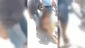 Tangkapan layar terduga pelaku dugaan pencurian mobil yang membawa anak penyandang disabilitas di Sampit jadi sasaran amuk warga.