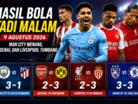 Manchester City menang 3-1 atas Atletico Madrid pada laga pramusim 9 Agustus 2026