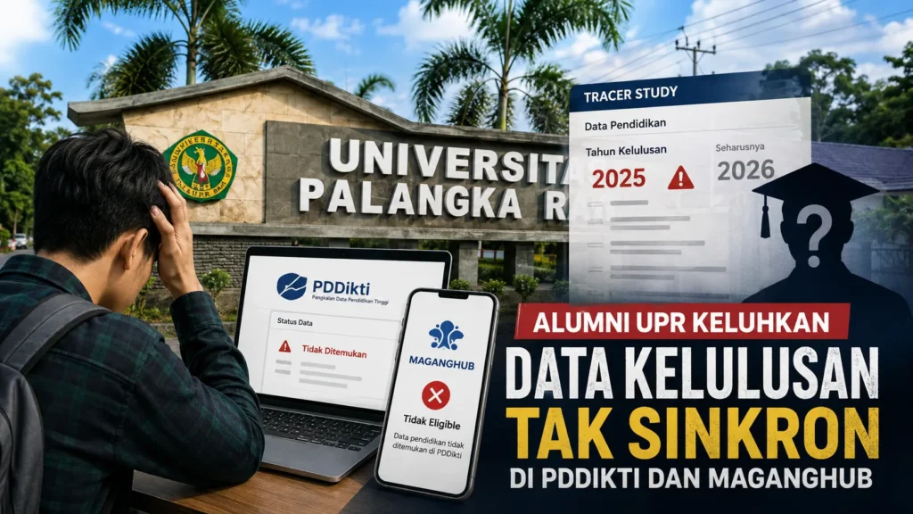Dugaan Data Kelulusan Alumni UPR Bermasalah, Mahasiswa Soroti PDDikti dan MagangHub