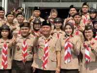 Gubernur Kalteng melepas 506 peserta kontingen Jamnas XII 2026 dari 14 Kwarcab di Istana Isen Mulang