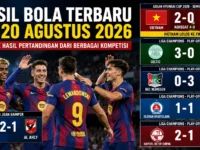 Hasil bola terbaru 19-20 Agustus 2026 Barcelona Vietnam Celtic