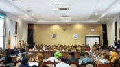 Suasana rapat Banggar DPRD membahas belanja APBD Kalteng 2026