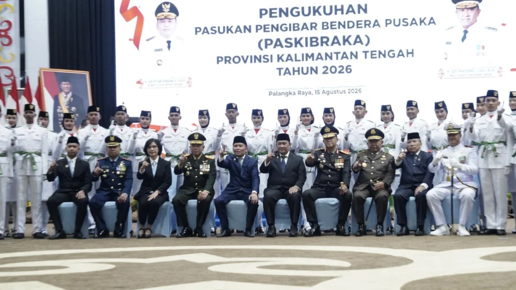 54 Paskibraka Kalteng Siap Kibarkan Merah Putih 17 Agustus 2026
