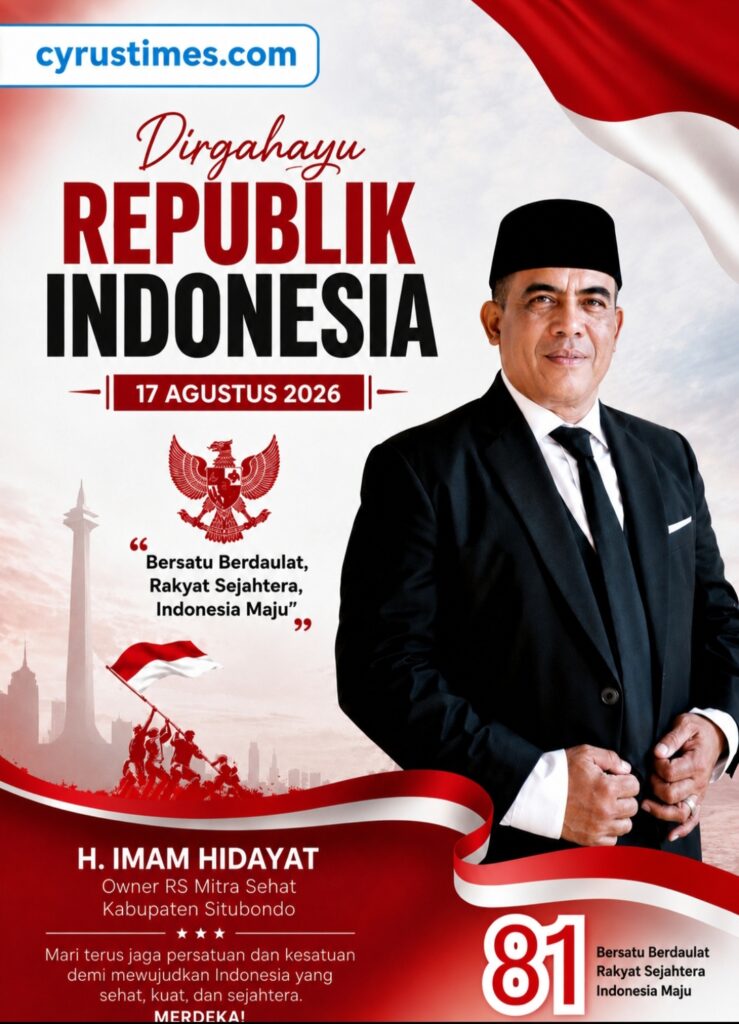 Ucapan Dirgahayu Republik Indonesia, H. Imam Hidayat, Owner RS. Mitra Sehat