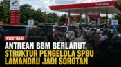 Ilustrasi Antrean kendaraan mengular di SPBU Kabupaten Lamandau di tengah persoalan distribusi BBM