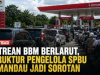 Ilustrasi Antrean kendaraan mengular di SPBU Kabupaten Lamandau di tengah persoalan distribusi BBM